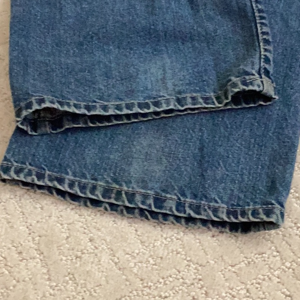Men's Calvin Klein Relaxed Straight Easy Fit Blue Jeans Size 38x32 - Picture 5 of 6